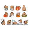 Broche Fofo Novo de Dados de Mahjong Kapibala Transfronteiriço Série Criativa de Desenho Animado Capivara Fofa Pin