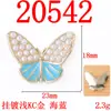 Accesorios para el Cabello de Mariposa de Colores Dulces, Frescos y Elegantes, con Perlas para Niños, Pinzas para el Cabello Dulces y de Moda, Accesorios de Aleación, Venta al por Mayor Directa del Fabricante