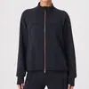 Chaqueta Deportiva Nueva Transfronteriza para Mujer con Cuello Alto, Top de Fitness a Prueba de Viento, Chaqueta de Entrenamiento al Aire Libre para Correr Yoga