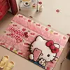 Alfombra Antideslizante Absorbente de Dibujos Animados para Baño, Sala de Estar, Entrada, Felpudo Sencillo para Puerta de Dormitorio del Hogar, Tierra de Diatomeas