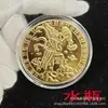 Moedas Comemorativas das Doze Constelações Europeias e Americanas Moedas Antigas de Prata Banhadas a Ouro 12 Constelações Tarot Sol Desejante Medalhão Comemorativo Moeda Estrangeira