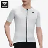Tosuod Roupa de Ciclismo Primavera e Verão Manga Curta Masculina Respirável Secagem Rápida Ciclismo de Estrada Alta Elasticidade Top de Ciclismo Cor Pura