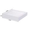 Caja de Almacenamiento Transparente Caja Cuadrada Pequeña Caja de Plástico PP Caja para Tapones para los Oídos Caja para Empaque de Joyería Caja DIY Caja de Almacenamiento de Escritorio a Prueba de Polvo