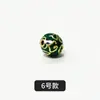 Venta directa del fabricante: Cuentas Sueltas de Cobre Esmaltado Cloisonné con Goteo de Aceite, Cuentas Espaciadoras de Pulsera de Cobre Esmaltado Filigrana, Accesorios para Pulseras DIY