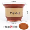 Maceta Grande de Cerámica, Maceta de Arcilla Morada, Maceta de Terracota para Orquídeas, Maceta Extra Grande de Cerámica Gruesa para Uso Doméstico para Clivia, Maceta de Pie para Bonsái