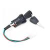 Suministro puntual de cerradura eléctrica para coche, cerradura Big Head Lock de 2 y 3 cables con terminal, cerradura de puerta eléctrica, accesorios para coche eléctrico