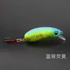 Nuevo Producto Cc35/Cc40 Monstruo Pequeño Rock Rocker Señuelo Transparente Láser con Cola Roja para Pesca