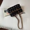 Bolso tote de moda con lunares estilo coreano, bolso de hombro de moda con bloques de color de nicho, bolso de hombro elegante y fresco de gran capacidad