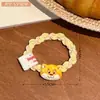 Lindo Animales de Dibujos Animados Trenzados Cintas para el Cabello para Niñas, Diseños de Zorro y Conejo, Cuerdas Elásticas de Alta Elasticidad para Cola de Caballo, Accesorios para el Cabello