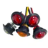 Luz lateral de camión LED de 3 leds luz ojo de águila luz marcadora de espacio de 3/4 de pulgada luz de señalización luz lateral de autobús barco