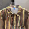 Camisa listrada de manga comprida estilo japonês, unissex, estilo simples de Hong Kong, corte solto, moderna, adequada para o trabalho, com colarinho de lapela