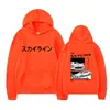 Sudadera con capucha casual de moda callejera con estampado de letras D de doble cara, estilo Anime Drift Ae86, para hombres y mujeres