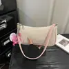 Bolso de hombro tejido para mujer, modelo nuevo 2026, transfronterizo, diseño de nicho, estilo casual, bolso de mano tipo dumpling