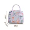 Bolsa Térmica Portátil, Bolsa para Almuerzo de Gran Capacidad para Oficinistas, Bolsa para Camping y Picnic, Bolso de Lonchera de Moda