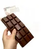 Brinquedo Squishy Simulado de Bloco Grande de Chocolate Brinquedo de Alívio de Estresse com Rebote Lento Gadget de Alívio de Estresse para Escritório Brinquedo Fofo de Comida em Desenho Animado