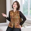 Garantia de Qualidade Seda Pura Redutora de Idade Fonte da Juventude Primavera e Outono Novo Estilo Estilo Chinês Colete para Mulheres Novo Estilo Chinês Peça Externa Colete Cardigã Moda