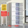 Archivero metálico de cinco secciones, gabinete multi-nivel para documentos con cerradura, gabinete para comprobantes financieros, gabinete de archivo para oficina