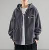 Cardigan Moletom Jaqueta Primavera e Outono para Homens 2026 Novo Top com Capuz de Primavera e Outono para Meninos Roupa de Casal Solta Roupas da Moda