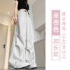 Pantalones Cargo Paracaídas Rosas para Mujer 2025 Nuevos de Cintura Alta Holgados Adelgazantes Americanos Secado Rápido Pierna Recta Pantalones Deportivos Verano