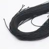 Corda Elástica Redonda Colorida de Alta Elasticidade 0,8-3mm para Fabricação de Joias, Corda Elástica com Núcleo, Corda de Elástico de Borracha de Látex Atacado