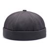 Primavera e Outono Novo Gorro Chapéu de Melão Domo Masculino e Feminino Chapéu de Chão Chapéu Hip Hop Street Fashion Chapéu Rogue Atacado