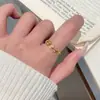 Lujo Ligero y Sensación de Alta Gama, Anillo de Trigo con Microincrustaciones de Circonita, Moderno y Elegante, Diseño de Nicho, Versátil, Mismo Estilo que en Xiaohongshu