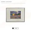 Sonidos del Bosque Nevado: Pintura Decorativa Abstracta Estilo Medieval Wabi-sabi Paisaje para Fondo de Sala de Estar, Arte de Pared de Cabecera de Dormitorio de Alta Gama