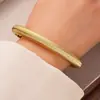 Pulsera Electrochapada CCB Estilo Europeo y Americano con Pulsera Simple de Estilo Frío para Hombres y Mujeres Pulsera de Moda Versátil Suministro Transfronterizo