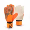 Guantes de portero de fútbol para adultos de escuela primaria látex antideslizantes resistentes al desgaste guantes de portero de fútbol costura plana con protección para los dedos