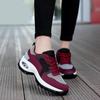 Sapatos Esportivos Femininos de Mola a Ar para Primavera e Verão de Venda Transfronteiriça, Sapatos de Caminhada e Corrida com Combinação de Cores, Malha Fly-Woven Respirável da Moda para Mulheres