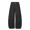 Pantalones anchos de pierna recta con estampado de estrellas y letras para hombre, pantalones casuales de trabajo, marca de moda de alta costura, pantalones anchos de corte holgado