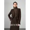 Abrigo Corto de Lana con Cuello en V y Mangas Largas Estilo Chanel para Mujer, Diseño Único con Borlas, Elegante y Favorecedor, Top Versátil y de Moda
