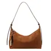 Bolso de Hombro Único para Mujer de Color Sólido, Elegante y de Moda, Tendencia Otoño Nuevo Estilo Mate Retro, Bolso Cruzado Pequeño Casual Simple