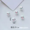 Aleación Plata Dibujos Animados Accesorios de Joyería Garra de Gato Máscara de Mariposa Colgante de Zorro Cadena para Teléfono Móvil DIY Colgante para Llavero