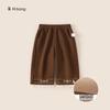 Roupa Infantil Bangxuan Inverno Novos Produtos Calças de Renda Infantil Calças de Perna Larga para Meninas Calças Longas de Veludo Cotelê Bordadas Calças para Meninas