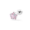 Mistura em Pó Starburst Henson Exquisite Versátil Estrela Rosa Haste de Liga de Titânio para Piercing na Orelha e Cartilagem