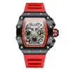 Explosiones de AliExpress ONOLA Transmisión en Vivo de TikTok Reloj Multifuncional Impermeable para Hombre Correa de Silicona Deportivo de Cuarzo para Hombre