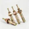 Tornillos de expansión de acero al carbono con recubrimiento de zinc, M6-M20, de carga, resistentes a la corrosión y con acabado zincado