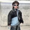 Bolso de hombro de moda genial para niño Primavera 2024 Estilo simple de mezclilla capacidad grande casual bolso mensajero para niños guapo