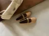 []Zapatos de Salón Redondos Estilo Francés para Mujer, Nuevo Estilo Otoño 2026, Zapatos de Salón con Tacón Medio Plegado Aumentador de Altura Interno