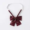Corbata de uniforme JK Femenina Estilo Preppy Accesorios de Uniforme Camisa Estilo Uniforme de Marinero Accesorios Corbata Flor Lazo Cuello de Flor Verano