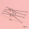 Accesorios para Joyería DIY Cadena de Extensión Cadena de Tirar de Silicona Ajustable Pulsera DIY Hecha a Mano Collar Cadena Universal Retráctil