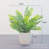 Venda quente transfronteiriça planta artificial planta artificial planta verde interior e exterior decorativo vaso de plástico eucalipto pequeno pote atacado