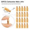 Kit de Chiclés para Carburador de 40 Piezas Adecuado para Pwk Keihin Cvk Chiclés Principales y Lentos