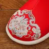 Zapatos Hanfu para Niñas, Estilo Nuevo Cálido de Invierno, Superficie de Cuero, Botas de Nieve de Estilo Chino Tradicional, Zapatos de Algodón Bordados Hechos a Mano para Año Nuevo de Bebé
