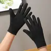 Luvas de Couro Masculinas de Inverno com Tela Sensível ao Toque, Acolchoadas com Veludo e Espessas para Prevenir o Frio, Quentes e à Prova de Vento, Antiderrapantes, Grandes de Algodão, Atacado