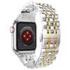 Adecuado para Apple Watch Ultra2 Correa de reloj iWatch9 Siete eslabones Hebilla de mariposa Correa de acero