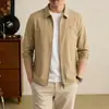 58028 proporciona autorización de canal en línea de Pierre Cardin para chaqueta ligera de manga larga con cremallera para hombre de verano