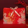 Nueva Caja de Dulces para Boda Estilo Chino Caja Vacía Creativa de Gama Alta Caja de Regalo para Acompañamiento de Boda Caja de Papel Caja Vacía Bolsa de Dulces para Boda Luna Llena