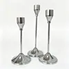Portavelas de Metal con Forma de Bala Minimalista Estilo Europeo Accesorios de Decoración Transfronterizos para Hogar, Hotel, Boda Portavelas Adornos para Velas